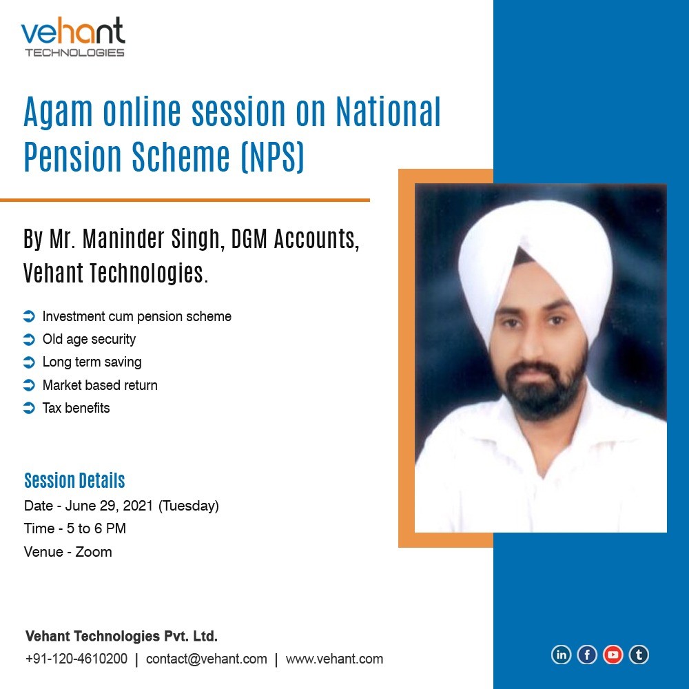 Online session on National Pension Scheme (NPS) by Mr. Maninder Singh